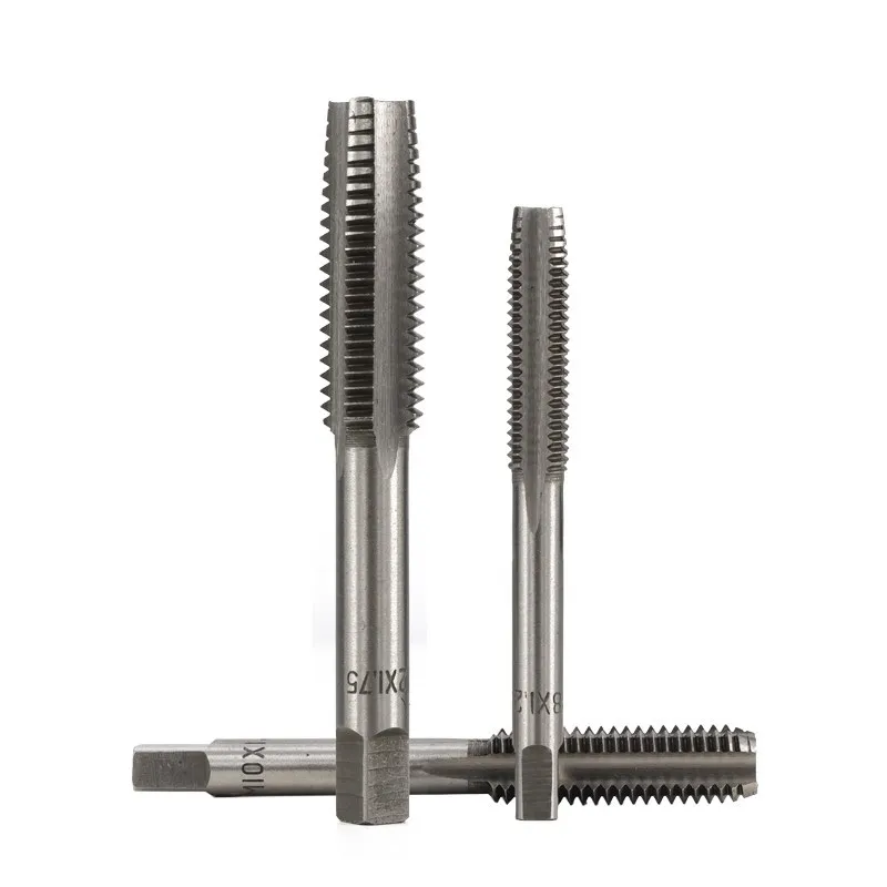 Thread Tap Drill Bit Set Screw Thread Taps M2-M16 Right Hand Metric Hand Taps 2pcs For Metalworking Plug Taps Tools