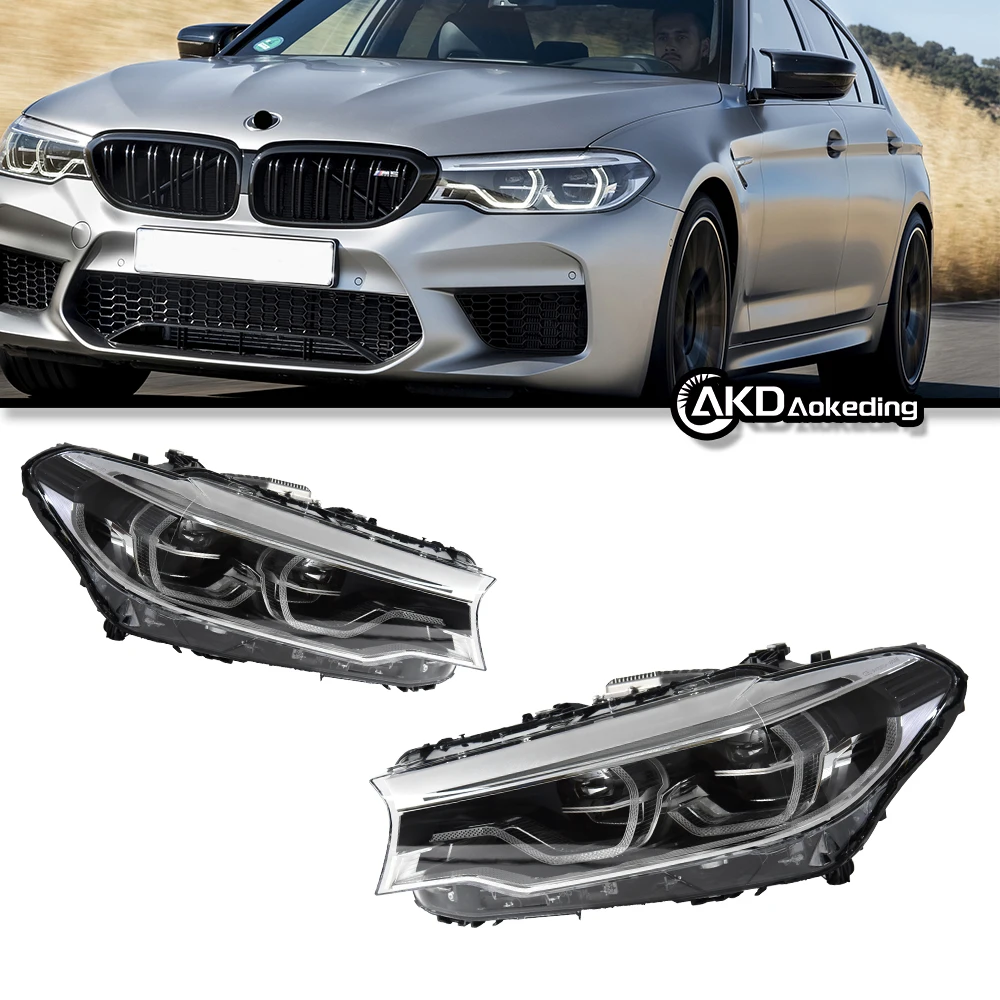 Auto Parts For BMW G30 G38 Headlights 2018-2022 5 Series  Styling LED Daytime Lights Dual Projector Car Accesorios Modified