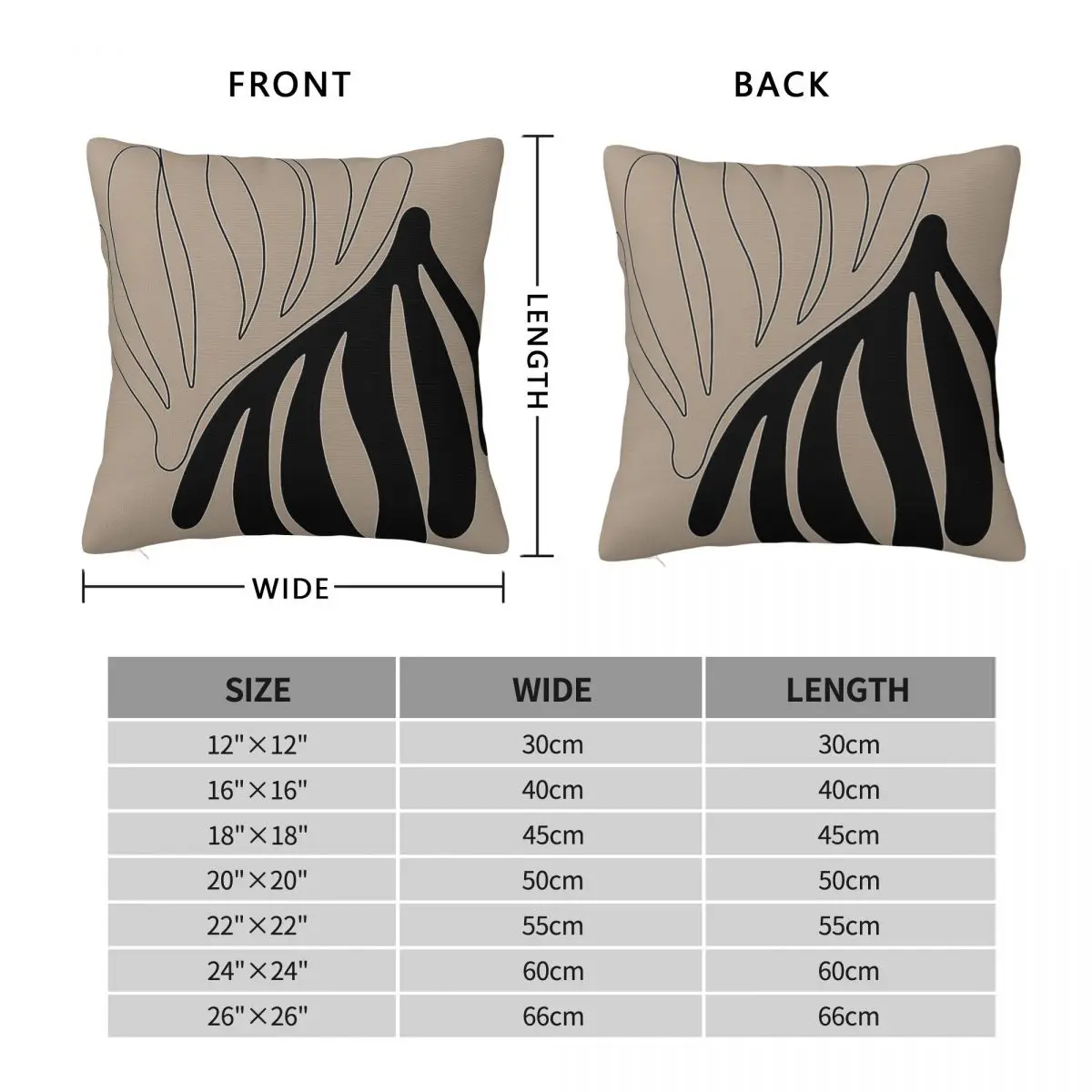 Matisse Flower Cutout Square Pillowcase Polyester Linen Velvet Creative Decor Pillow Case Sofa Seater Cushion Cover Wholesale
