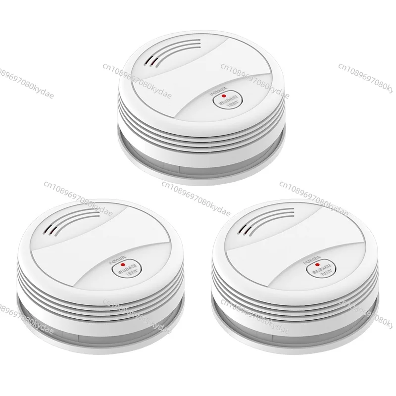 

3 Pack 85dB App Control Fire Alarm Approval Home Security Alarm System Smart Wifi Tuya Smoke Heat Detector