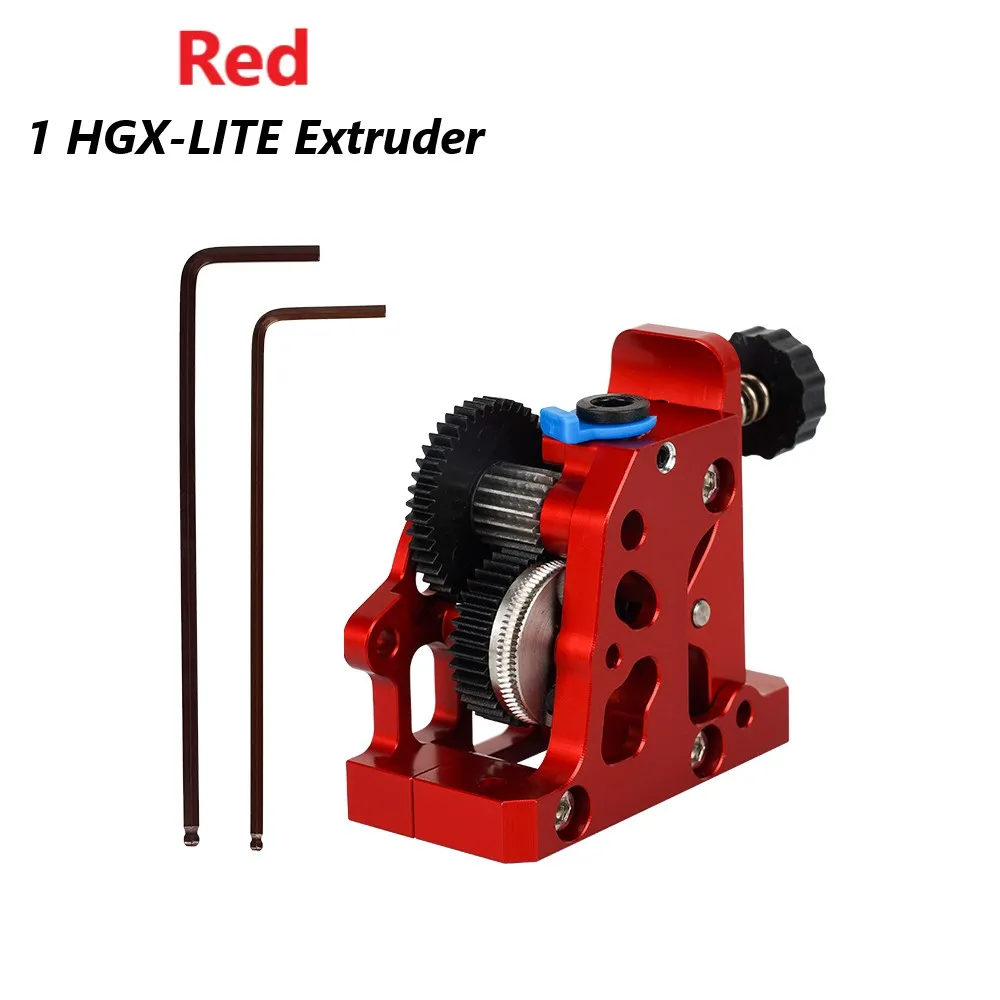 HGX LITE Extruder Dual Gear Extruder Hartstahl Untersetzungsgetriebe Hochgeschwindigkeitsmotor 3D-Druckerteile für CR10 CR 10S Ender3 V2 VORON