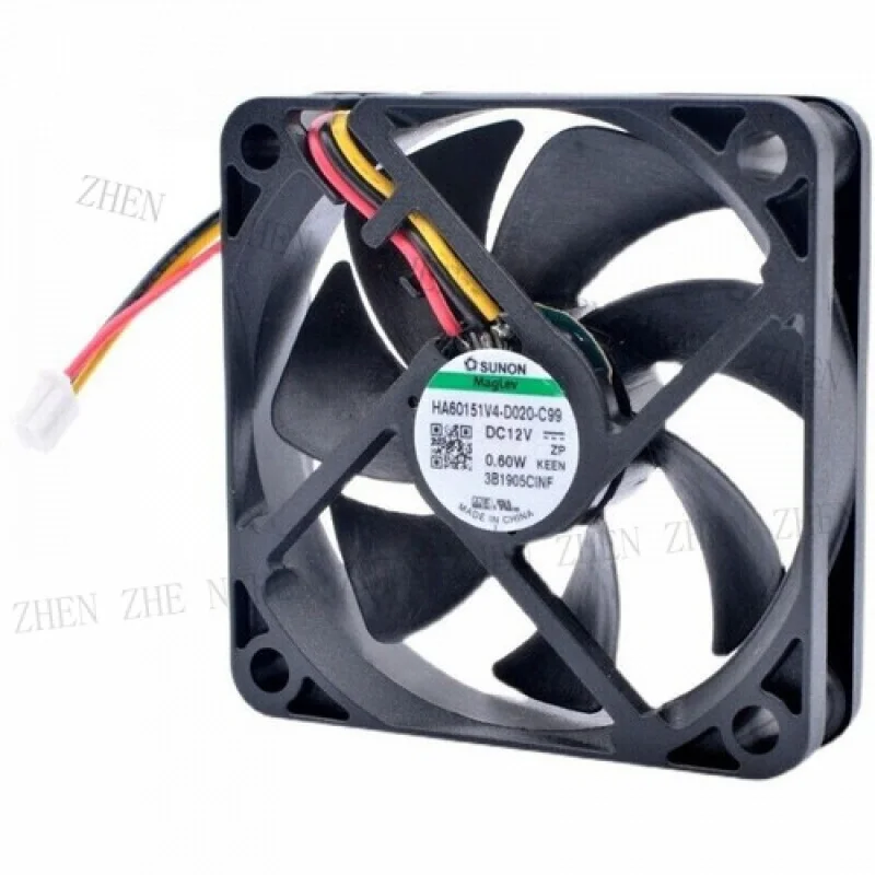 Y FOR HA60151V4-D020-C99 6cm 12V 0.60W 60mm Mute Projector Mute Cooling Fan