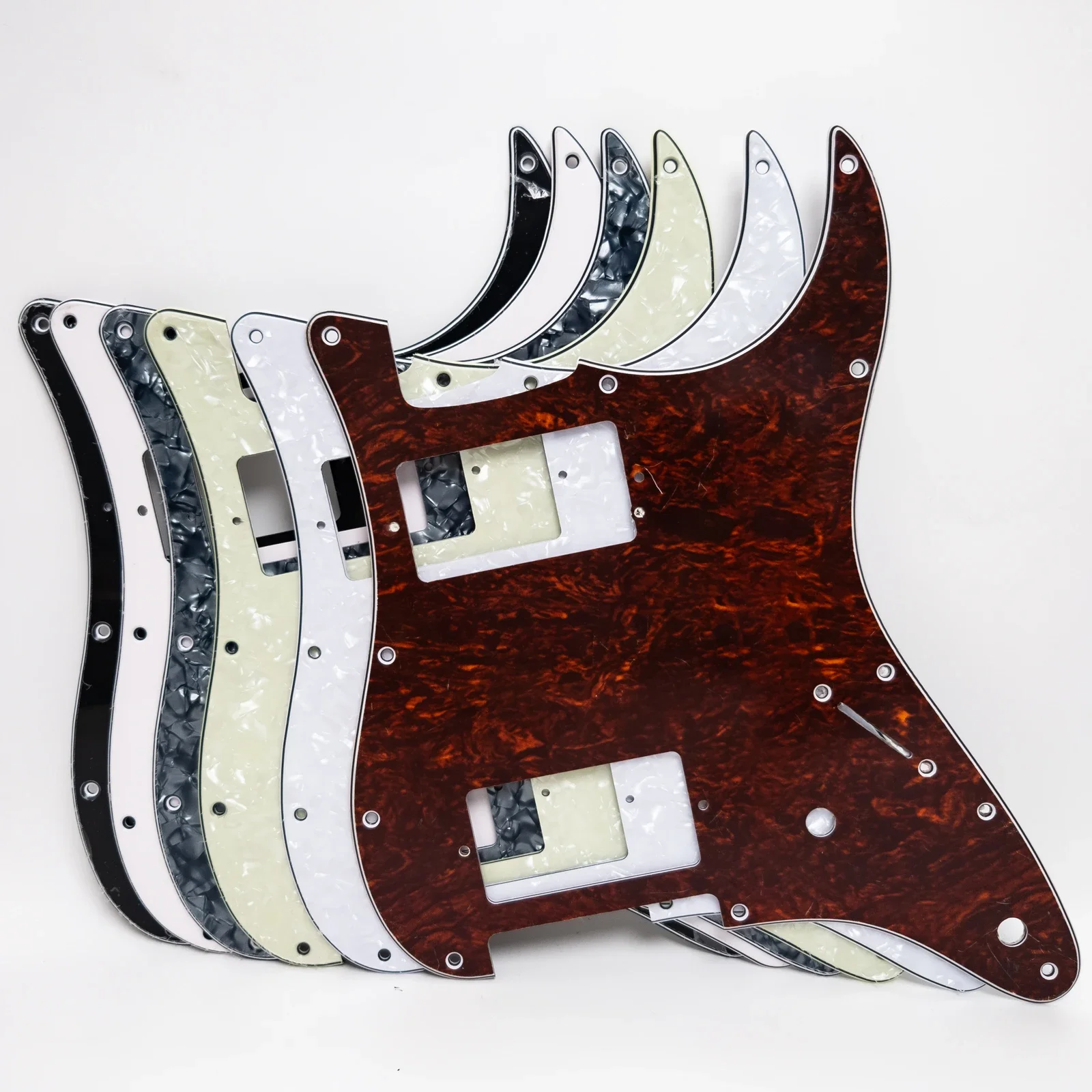 

Защитная накладка HH для электрогитары ST-стиля, 11 отверстий, закругленные углы, подходит для 2 хамбакеров и 2 потенциометров