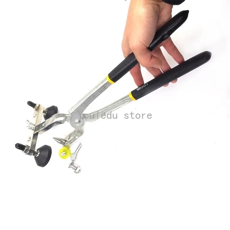 Strumenti di riparazione di ammaccature senza vernice strumenti per bordi della portiera dell'auto coperchio del motore pannello di riparazione del bordo KIT liscio pinze per la riparazione della carrozzeria automatica per ammaccature automatiche