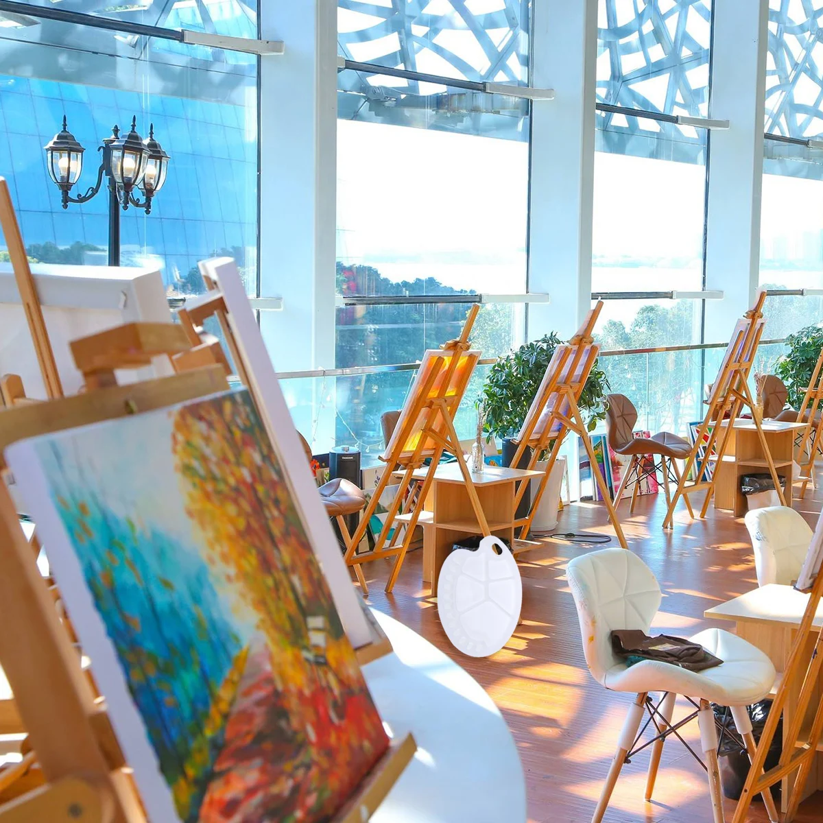 

Foot Palette Nail DIY Supplies Watercolor Painting Multifunction Multifunctional Supply