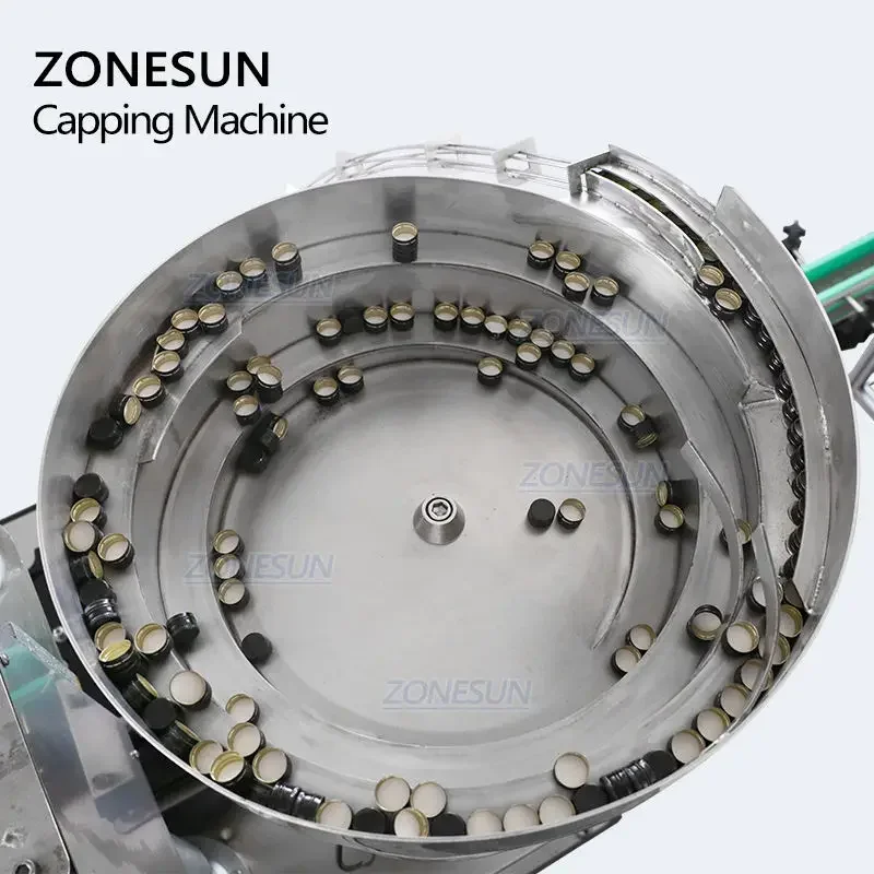 ZONESUN ZS-XG440C 自動ワインボトル Ropp メタルロックアルミキャップ圧着キャッピングマシン