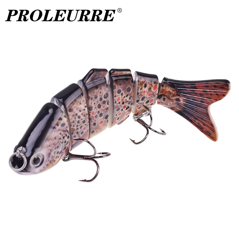 

1Pcs Multi Jointed Wobblers Fishing Lures 9.5cm 20g 6 Sections Plastic Artificial Hard Bait Trolling Pike Carp Fishing Tackle