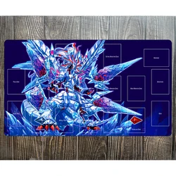 Yu-Gi-Oh Mirrorjade the Iceblade Dragon Playmat CCG TCG Trading Card Game Mat YGO Yugioh Pad Mat-100