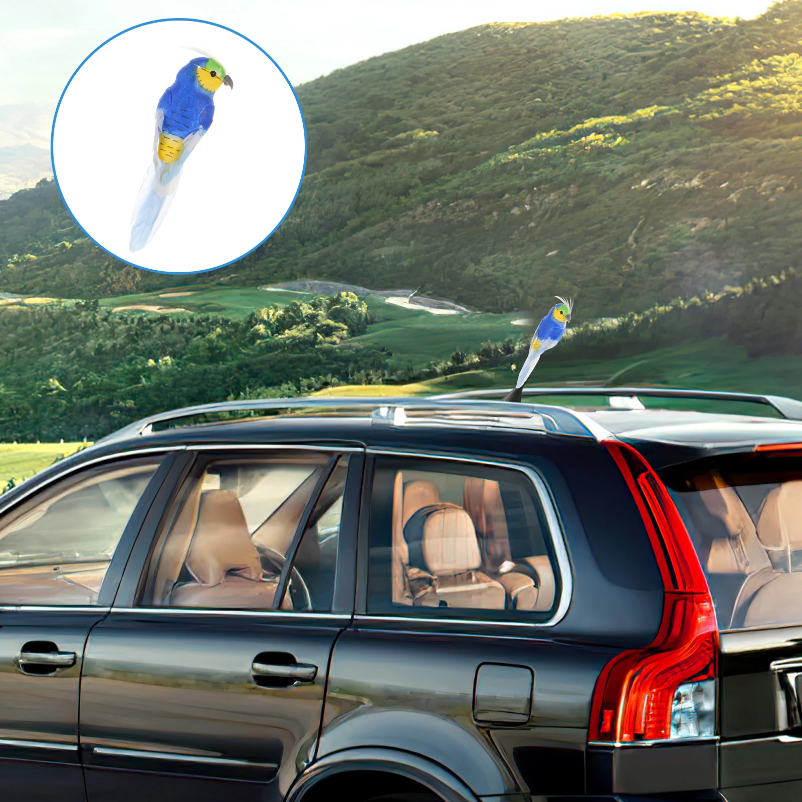 

3D Cartoon Animal Roof Ornament Cute Antenna Toppers For Vehicle Foam Ball Antenna Decor Chicken Decoration Car Exterior