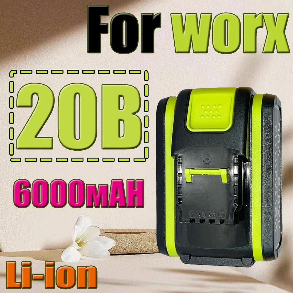 

for Worx 20V Battery Powtree WA3553/WA3551 Replacement Li-Ion Cordless Power Tools WA3551 WA3572 WA3553 WX390 WX176 WX178 WU268