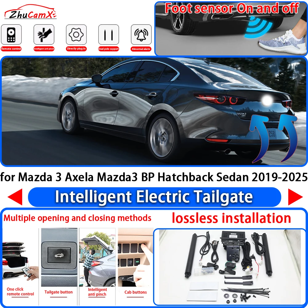 for Mazda 3 Axela Mazda3 BP Hatchback Sedan 2019-2025 OEM Power Liftgate Trunk Electric Suction Tailgate Tail Gate Lift Strut