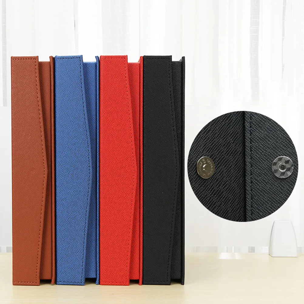 a4-pu-document-holder-file-clipboard-paper-holder-lightweight-writing-clipboard-folder-portable-for-office-school-black