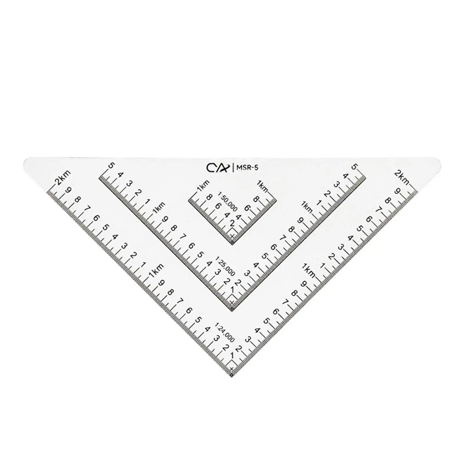 Triangle Protractor Map Reading Geographic Coordinate Ruler Acrylic Maptool Learning for Utm, Usng, Mgrs Coordinates Map Reading