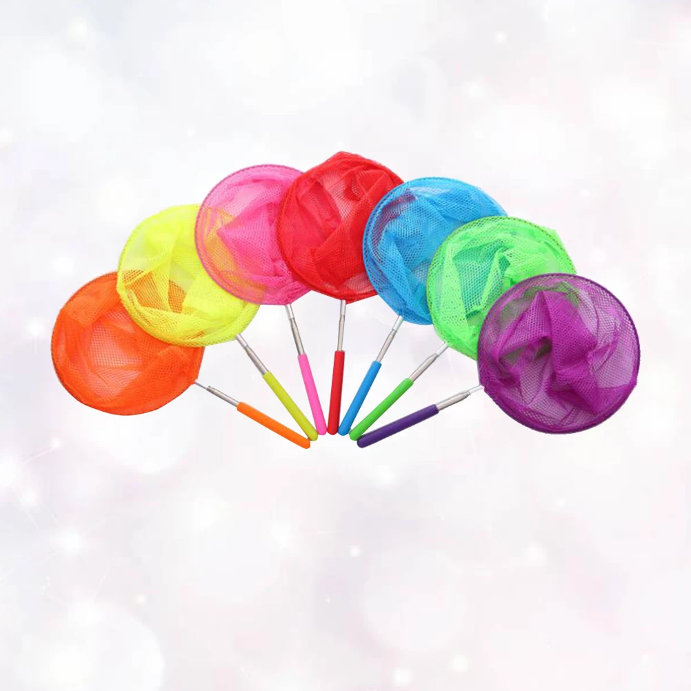 

6Pcs Children Telescopic Nets Butterfly Insect Catching Extendable Outdoor Kids Nets for Exploration Fishing Insects Dragonflies