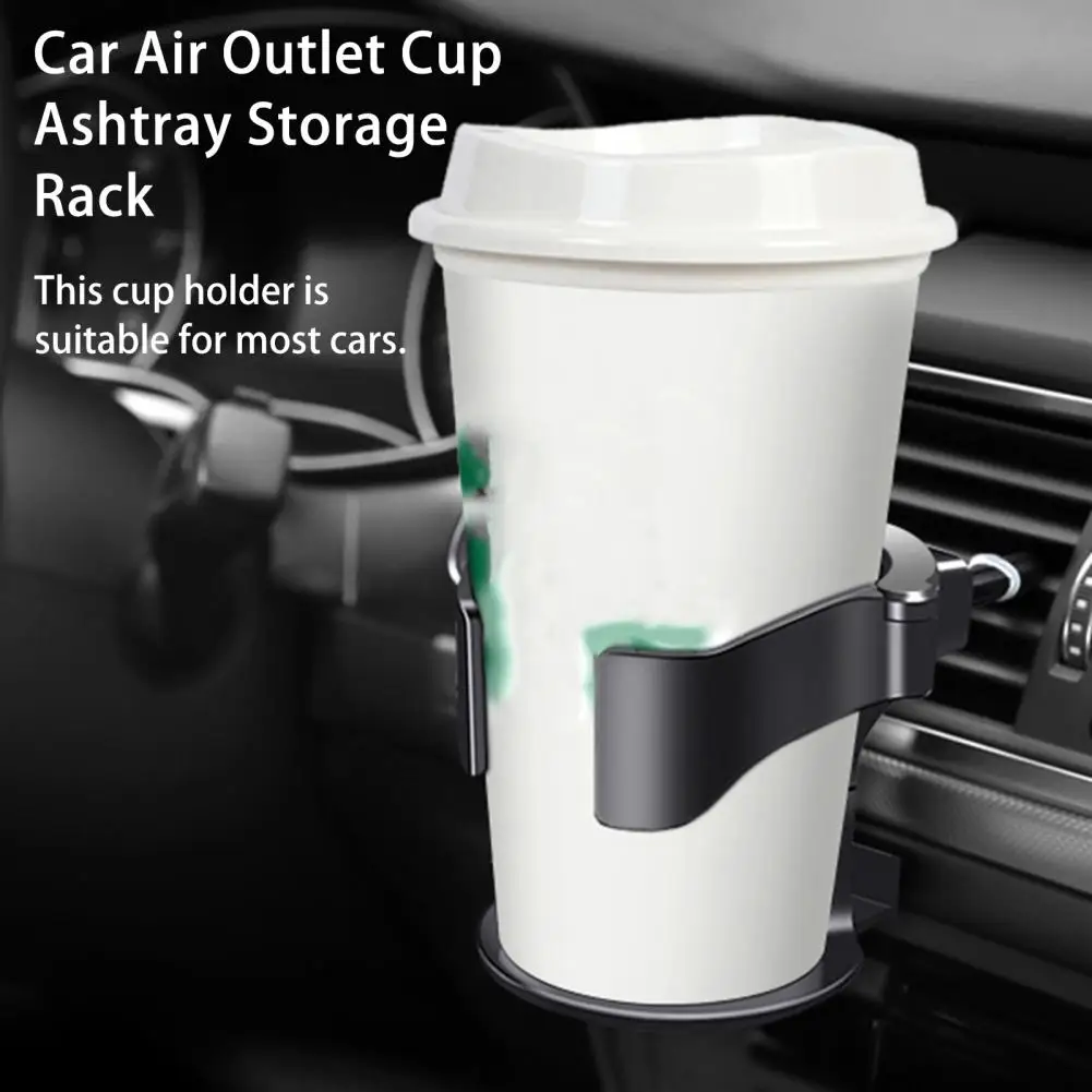 

1 Set Car Cup Holder Adjustable Plastic Air Outlet Ashtray Water Cup Bracket Interior Drink Holder Auto Accessories