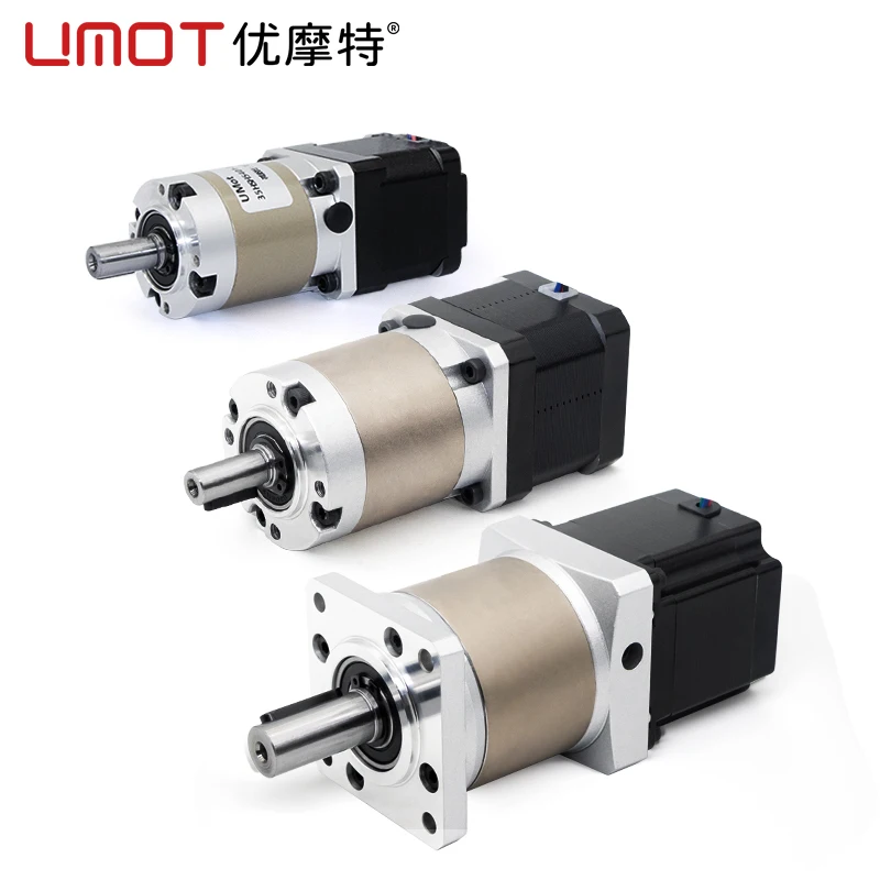 UMOT High Precision Backlash 15 Arcmin Nema8/11/14/17/23/24 Hybrid Stepper Motor with Planetary Gearbox Stepper Motors for Robot