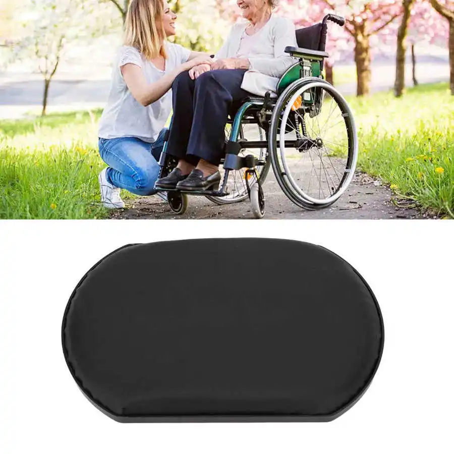 

Waterproof Wheelchair Elevated Leg Rest Wheelchair Calf Pad Leather Replacement Wheelchair Leg Cushion Soft Breathe Reusable New