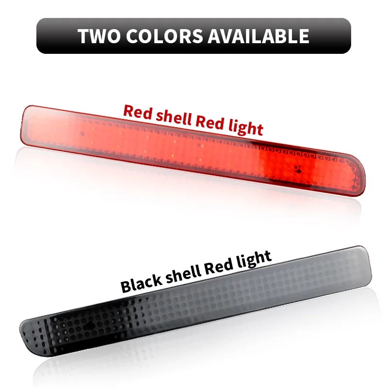 

2×for Land Rover Range Rover Sport L320 Discovery 3 4 LR3 LR4 Car LED Rear Bumper Brake Lamp Reflector Tail Red Signal Fog Light
