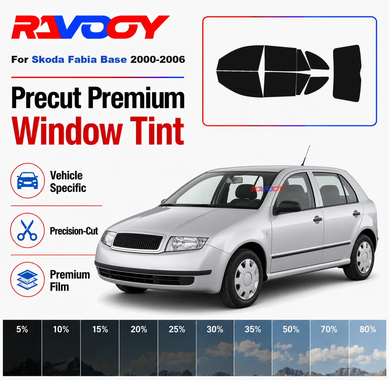 premium-precut-window-tint-kit-front-rear-windows-rear-windshield-for-skoda-fabia-base-2000-2006-complete-set-nano-ceramic-film