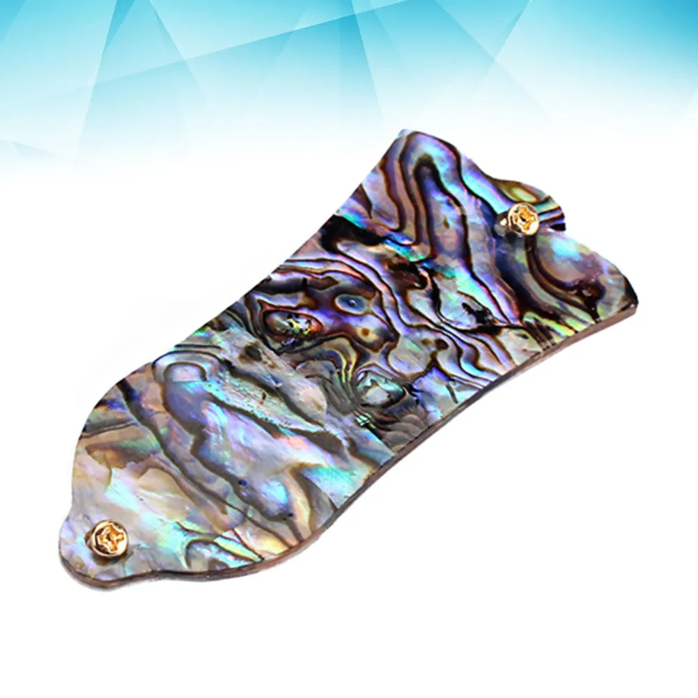 Natural Abalone Shell 2 Holes Truss Rod Cover Replacement for Epip Electric Guitar Parts Guitar Truss Rod Cover