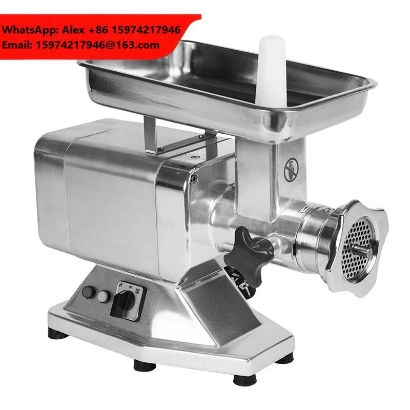 Electric Meat Mincer Commercial Sausage Stuffer Kitchen Restaurant Meat Grinder Fully Automatic Mincer