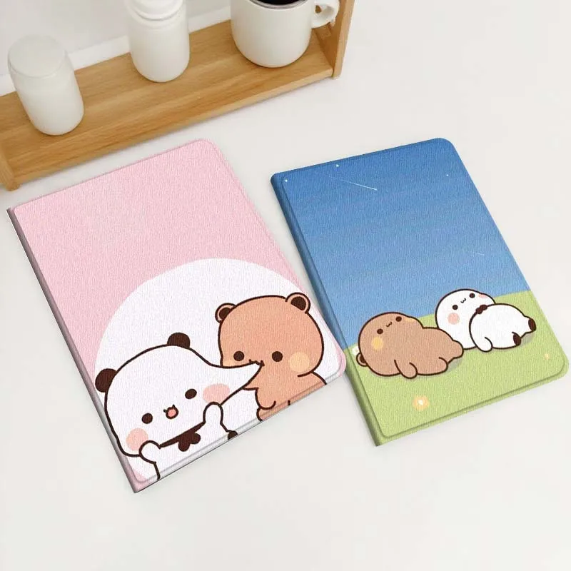 

Bear Cartoon Cute Gift For Xiaomi Redmi Mi Poco Pad 2 5 6s 7 7s Ultra Pro Max 14 12.4 12.1 inch Soft Tablet Case