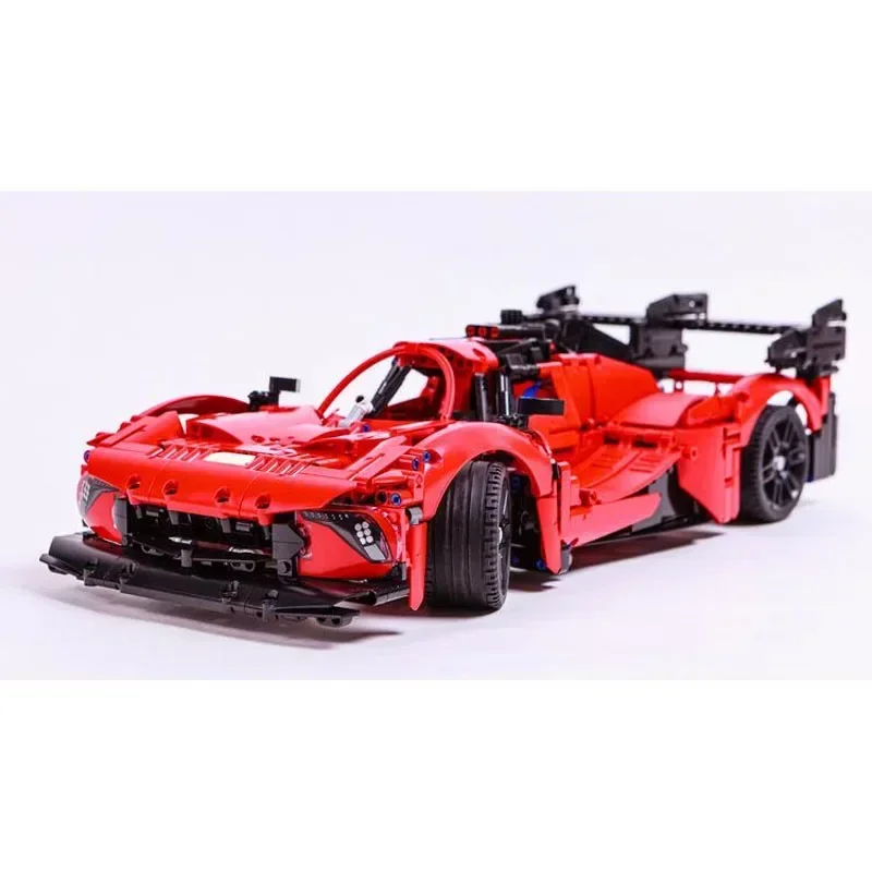 MOC-156345 novo 499p hypercar montagem costura blocos de construção modelo 1544 peças do carro blocos de construção crianças brinquedo aniversário presente