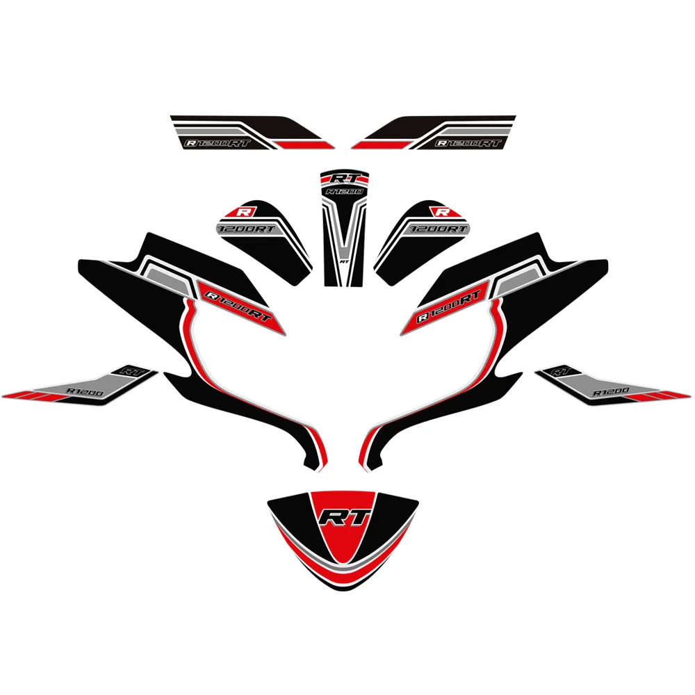Protector Fairing Fender Tank Pad Sticker For BMW R1200RT R 1200 RT Trunk Luggage Case Emblem Decal R1200 RT 2016-2018
