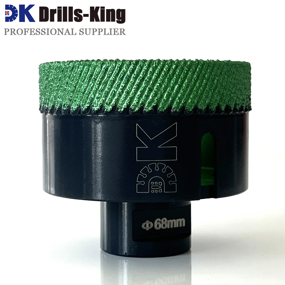 Boren-King 1 stks 6-68mm Diamantboor Boren Kronen Tegel Porselein Keramische Marmer Gatenzaag M14 Draad Gat Opener