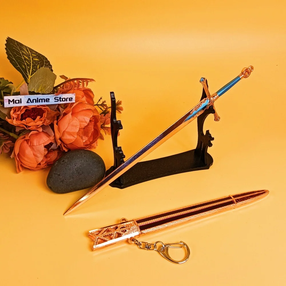 8.6 بوصة معدنية Elden كاتانا أنيمي النينجا سكين الأصلي الساموراي صابر الحديد السيف الحجم الحقيقي اليابانية كاتانا شفرة الصلب لعبة هدية #1