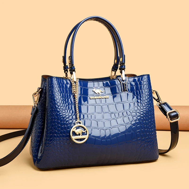 

2025 Genuine High Quality Luxury Handbag Designer Crossbody Bags for Women Fashion Crocodile Pattern Shoulder Bag Totes Bags