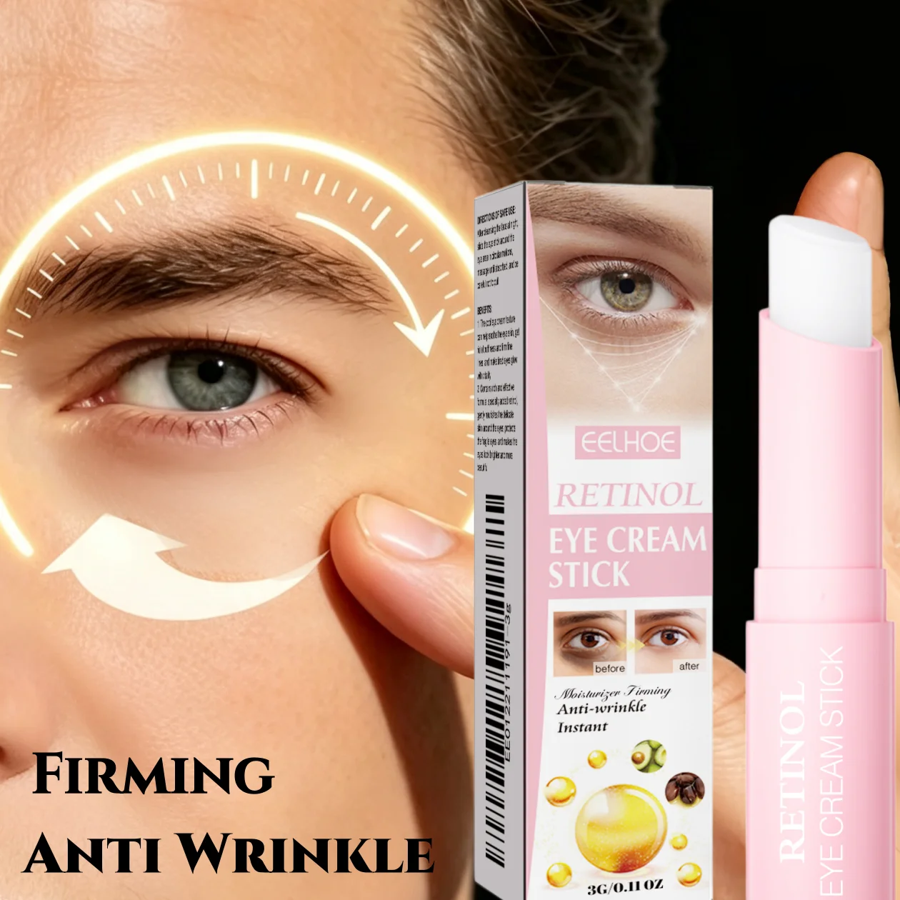 Retinol Eye Reversal Cream Stick for Dark Circles