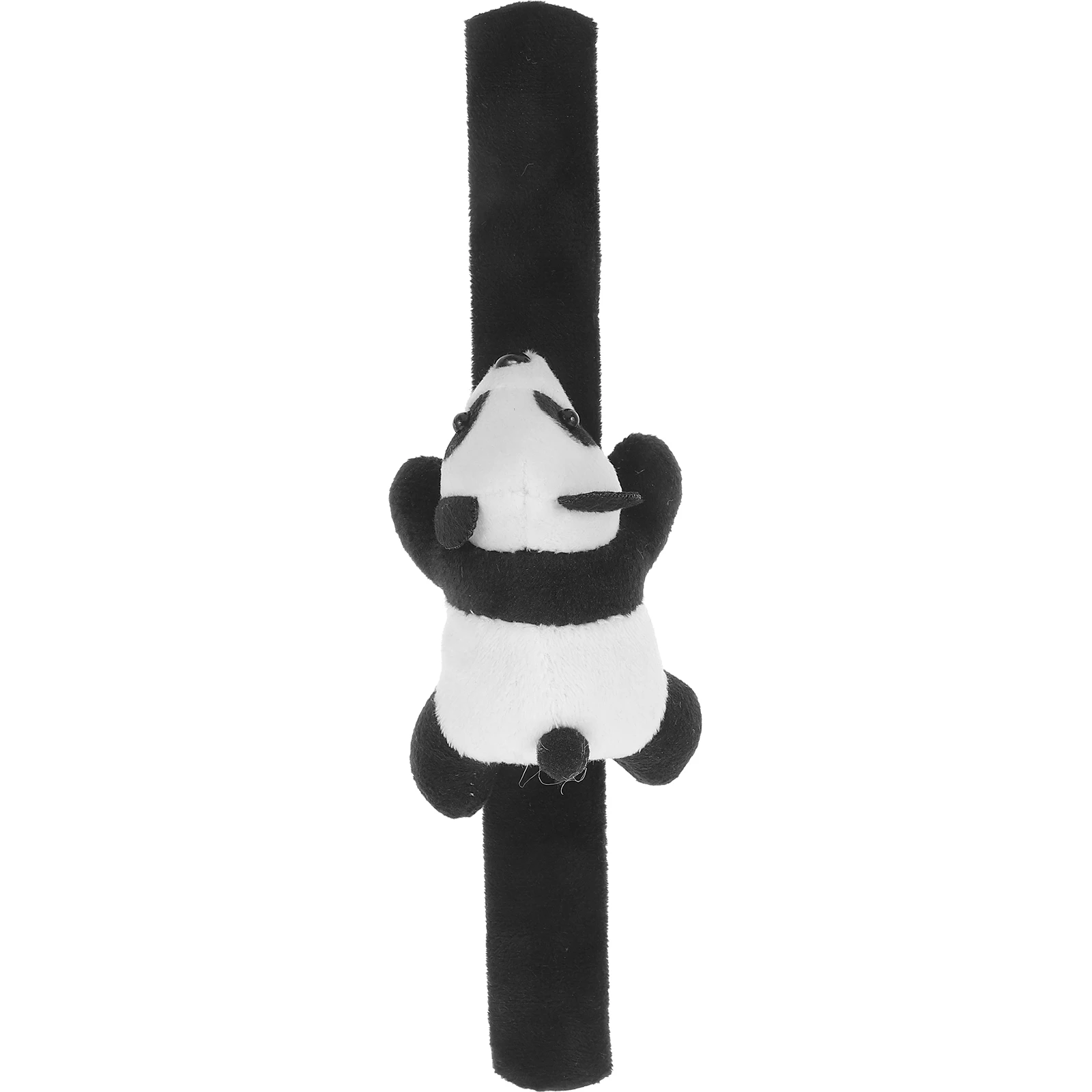 Bracciale Panda Cartoon Braccialetti schiaffo per animali Giocattolo sfuso a scatto per bambini Panno carino per gli amanti delle ragazze