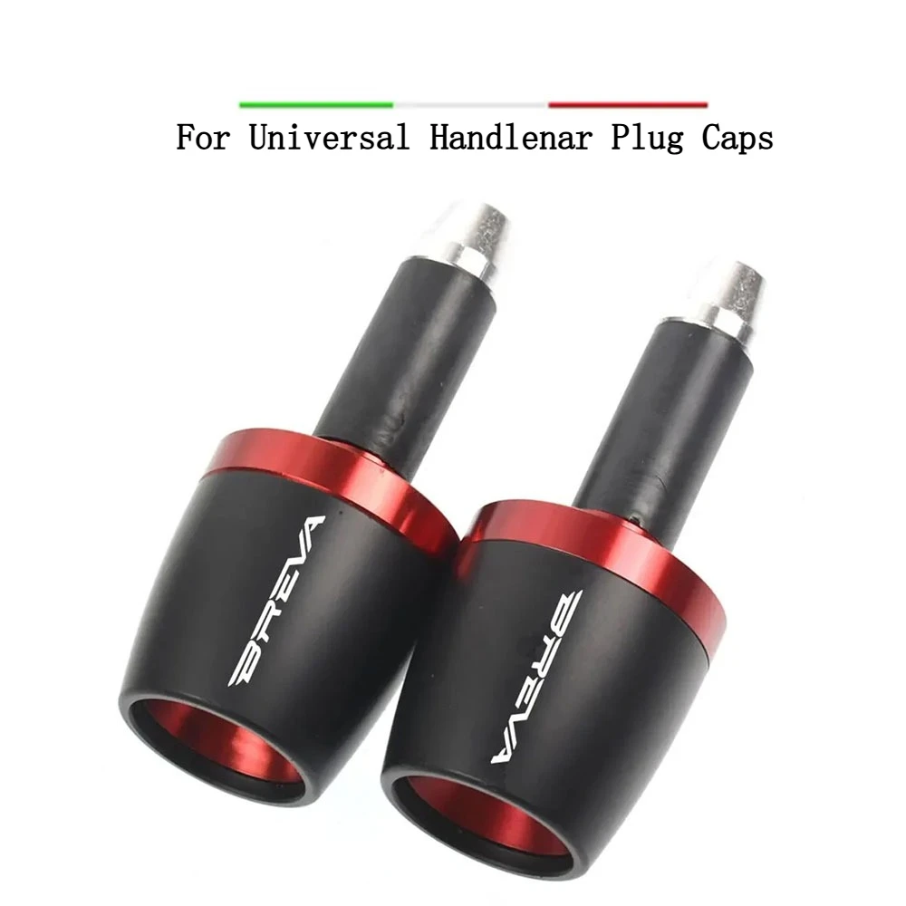 Empuñaduras de manillar universales, extremos de barra, tapa de contrapeso, deslizamiento para Moto Guzzi BREVA 750 V7 Breva 850 1100 1200 GRISO BREVA 1100