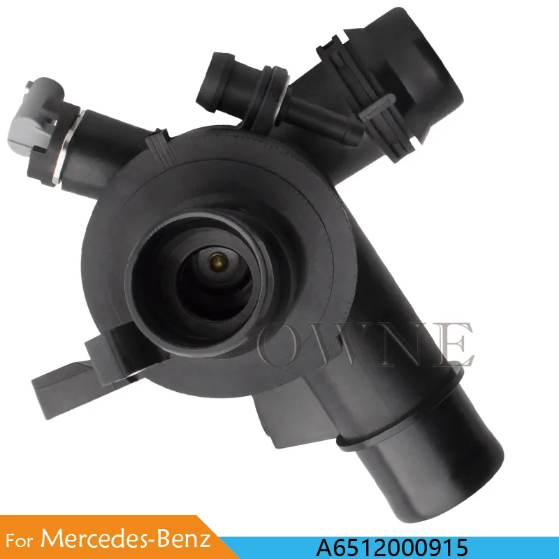 Car Engine Coolant Thermostat A6512000915 For Mercedes-Benz X253 220D 250D C200D C250 C300 OM651 W205 A205 C205 S205
