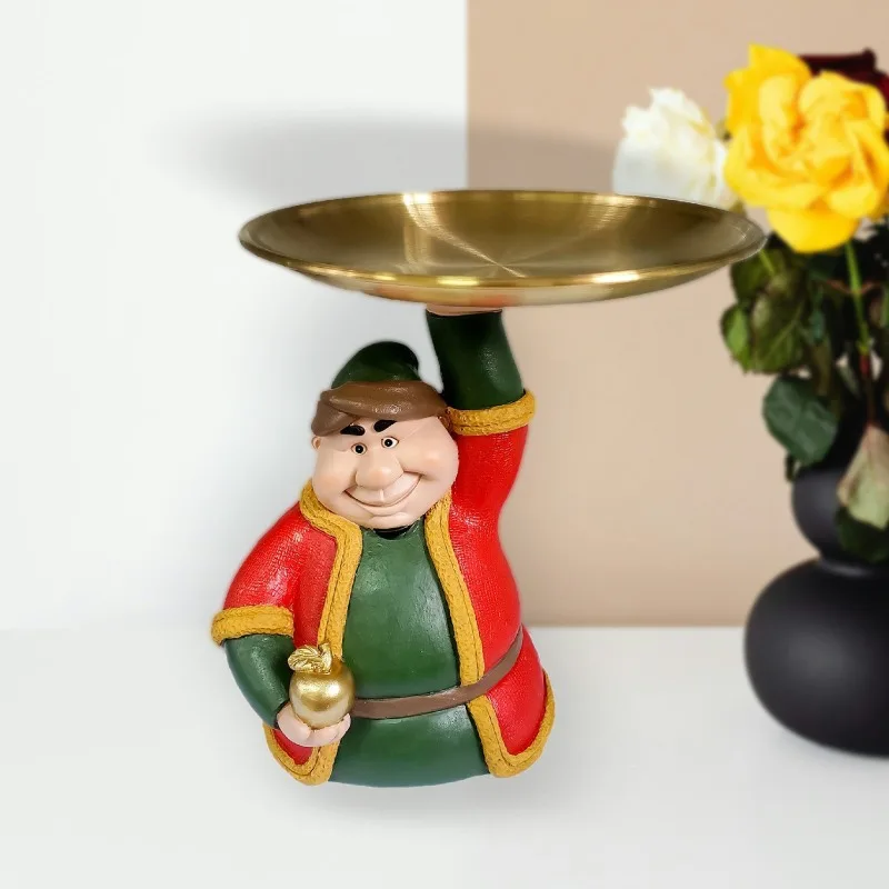 Middle East Figure Storage Resin Sculpture Ornament Crafts Home Tabletop Ornaments