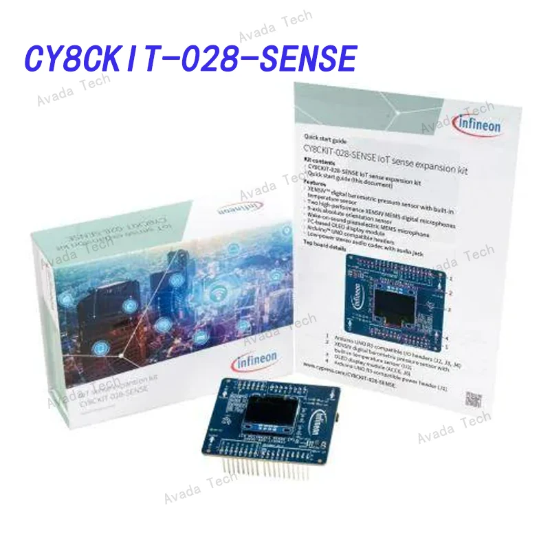 

Avada Tech CY8CKIT-028-SENSE Multifunctional Sensor Development Kit