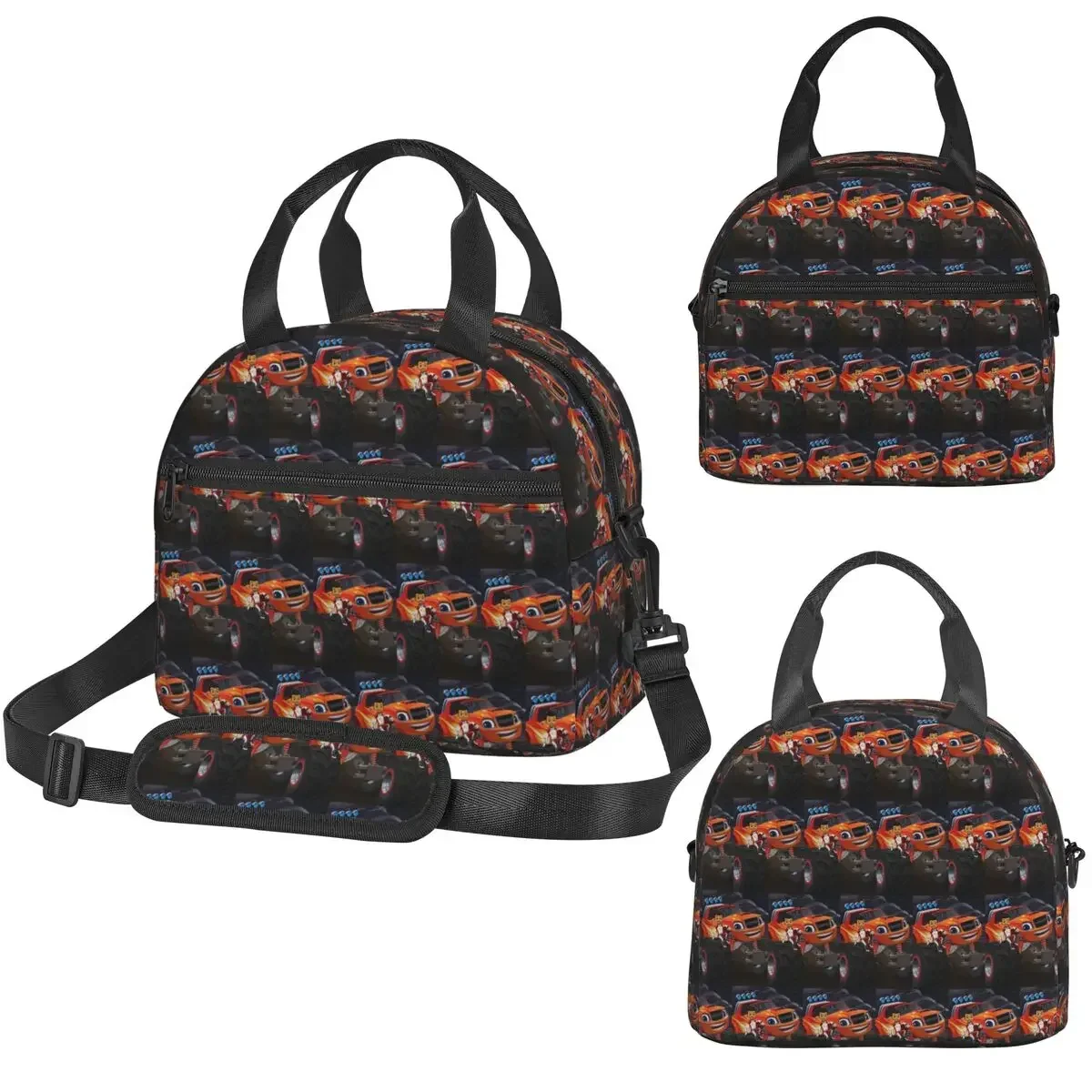 Blaze And The Monster Machines Insulated Lunch Bag for Women Office Cooler Thermal Box Tote Portable Lunch Boxes