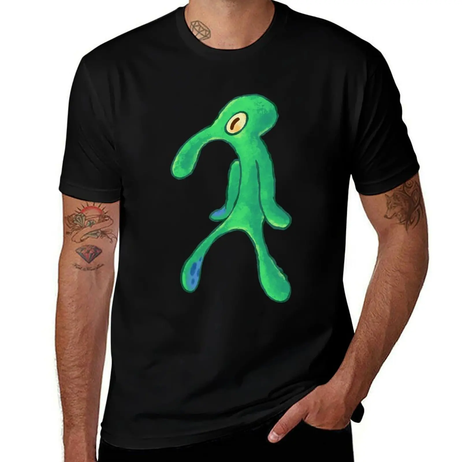 SpongeBob SquarePants Bold And Brash T-Shirt funny costumes man t shirt anime stuff oversized mens t shirt graphic