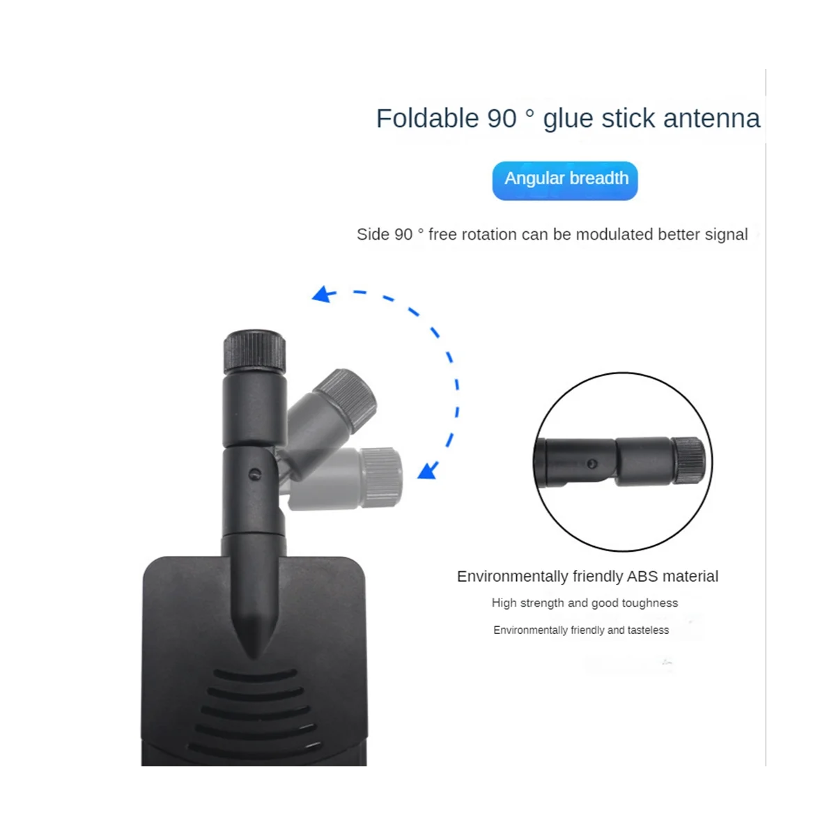 Приклеивающаяся полоса для Omni Wireless Smart Meter Router Module Gain 40DBi антенна, белая полоса SMA типа папа, 1 шт.
