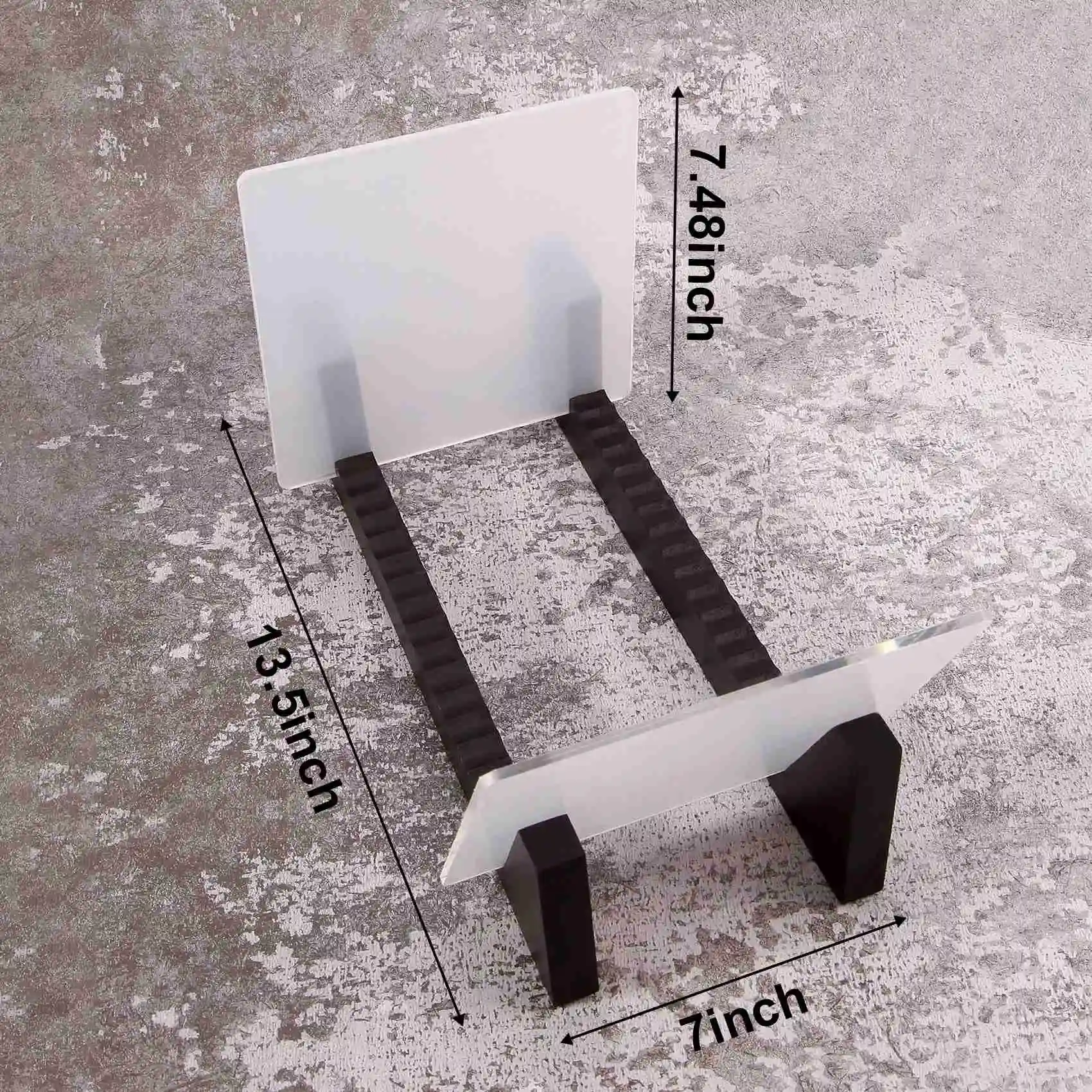 Archiviazione di dischi in vinile-scaffale per dischi in vinile LP lungo 13.7 pollici-supporti per dischi in vinile (nero)