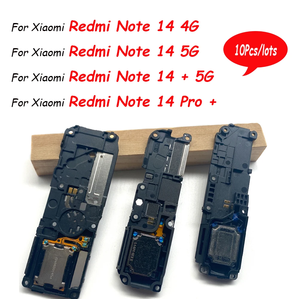 

10 шт., зуммер громкого динамика для Xiaomi Redmi Note 14 4G Pro Plus 5G, запасные части для звонка громкоговорителя