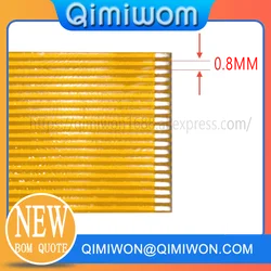 5PCS/LOT FFC/FPC welding cable connection cable flat 0.8MM 4P/5P/6P/7P/8/9/10/12/14/16/18/20/22/24/26/28/30/40/50pin