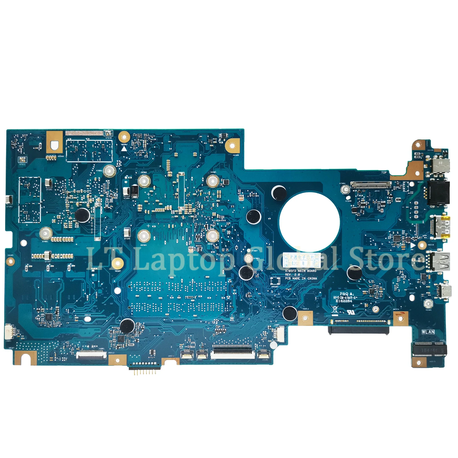 Imagem -03 - Original Mainboard Mx150 Gtx1050 Gpu I38145u I59265u I7-8565u para Asus X705fd X705fn X705f Computador Portátil Placa-mãe Mainboard X705fd