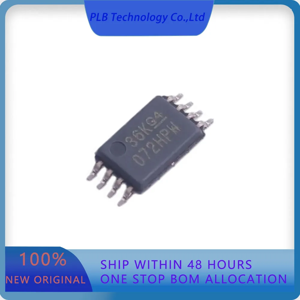 TL072HIPWR TL072  1mV 65pA 5.25MHz 20V/us 2 TSSOP-8 FET Input Amplifiers Original Stock