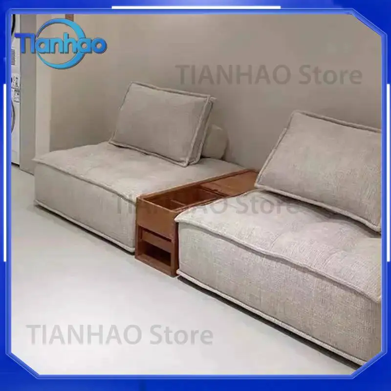 Modular Vintage Comfortable Elegant Living Room Sofa for Bedrooms Fabric Unique Couch with Sponge Customized Canape Home