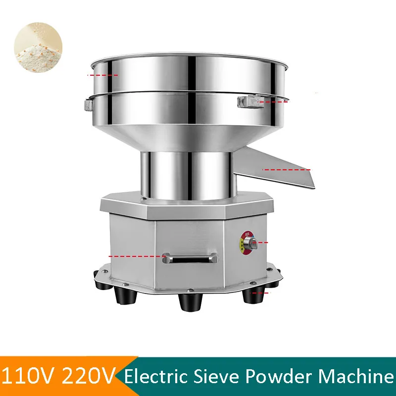 Small Stainless Steel Sieving Machine New Arrival Popular Powder Sieve Flour Electric Sifting Machine
