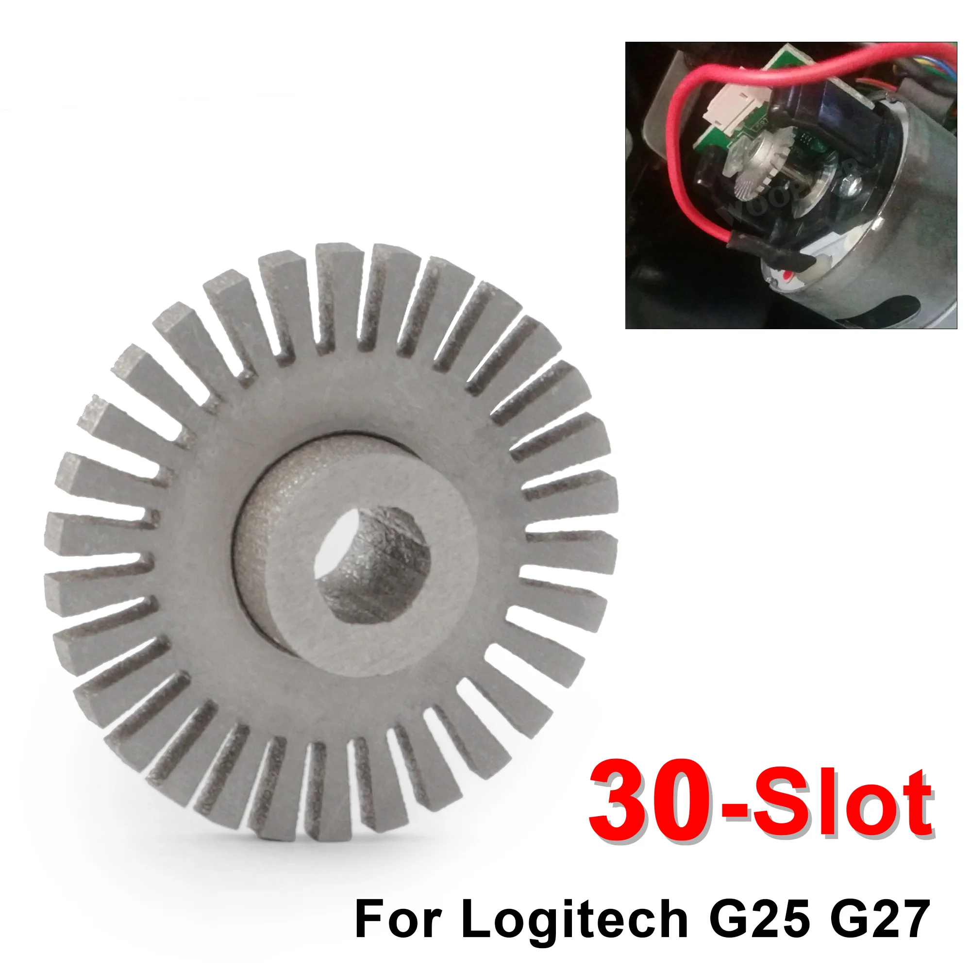 For Logitech G27 / Driving Force Game Car Steering Wheels Systems Aluminum Alloy 30 Slot Steering Wheel Optical Encoder