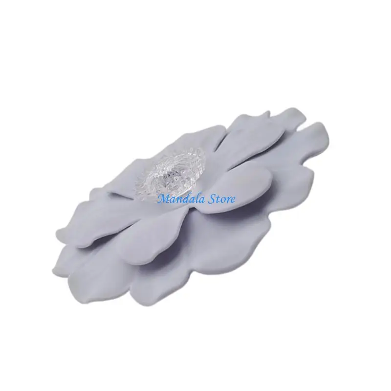 

U2JC Elegant Cherries Flower Silicone Cup Covers With Acrylic Base Flower Lid For Heat Retention And Dust Protections