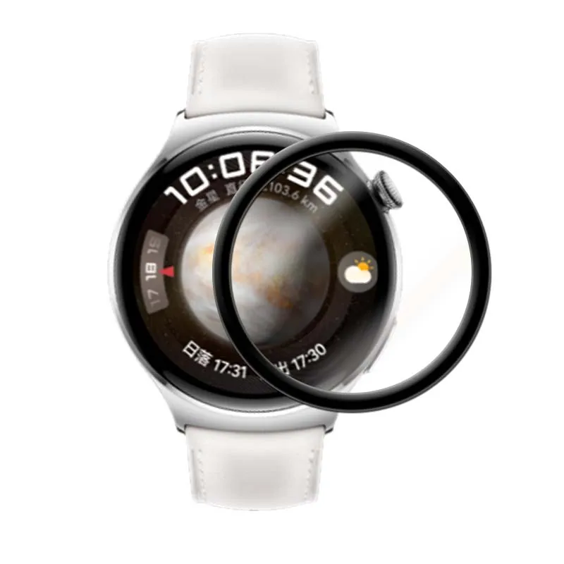 For Huawei Watch 4 Watch4 Pro Ultra Clear Full Cover 3D Curved Plating Soft PMMA PET Film Screen Protector -Not Tempered Glass